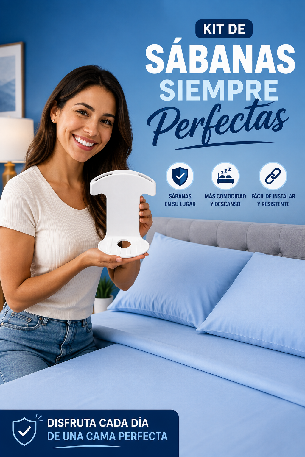 Kit sábanas siempre perfectas